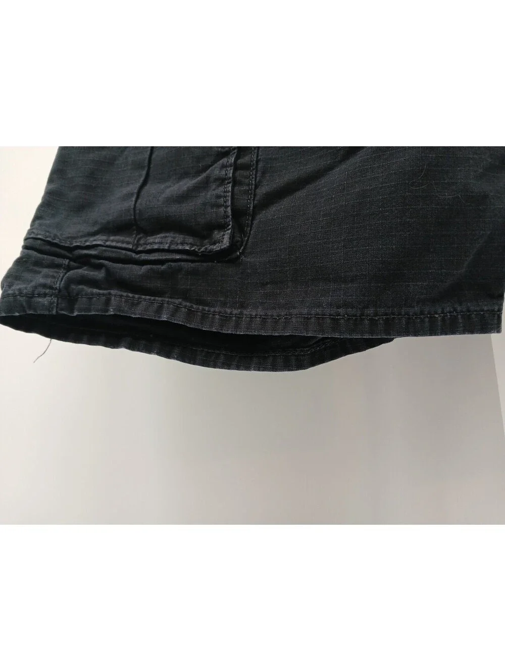 Levi's Cargo Shorts Mens 36 Black Canvas Utility Pockets Casual Outdoor Work